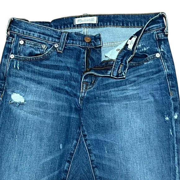 Madewell Slim Boyjean Jeans Size 26 Distressed Medium Wash Denim Casual Everyday - Picture 7 of 13
